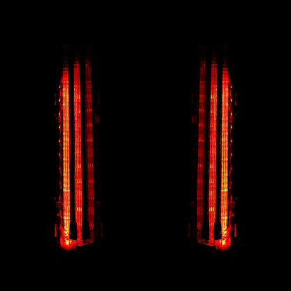 Parafango posteriore, luce freno, luce posteriore adatta per Touring Electra Glide 2014-2024