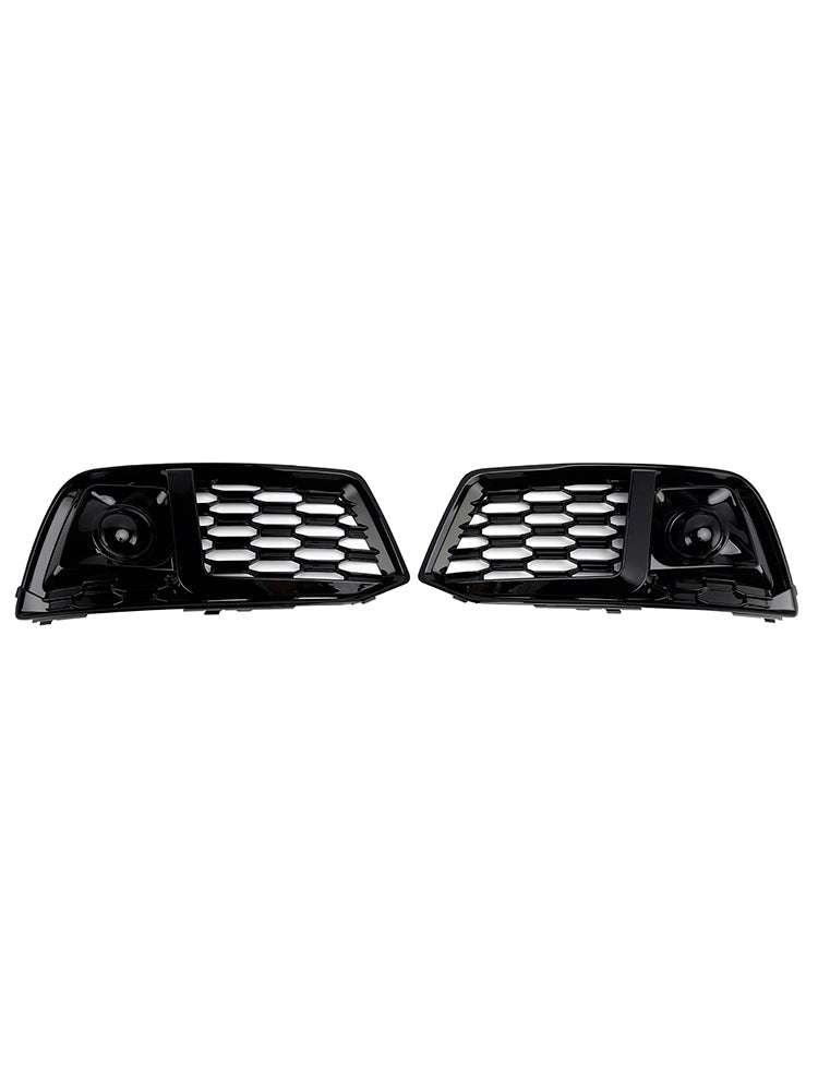 2018-2022 Adatto ad Audi Q5 2PCS Copertura paraurti anteriore Griglia Griglia Inserto cornice con ACC