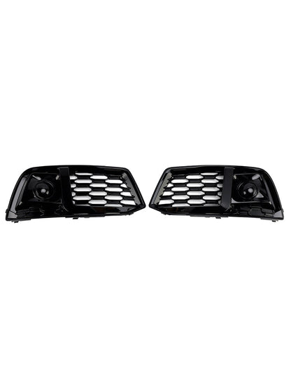 2018-2022 Adatto ad Audi Q5 2PCS Copertura paraurti anteriore Griglia Griglia Inserto cornice con ACC