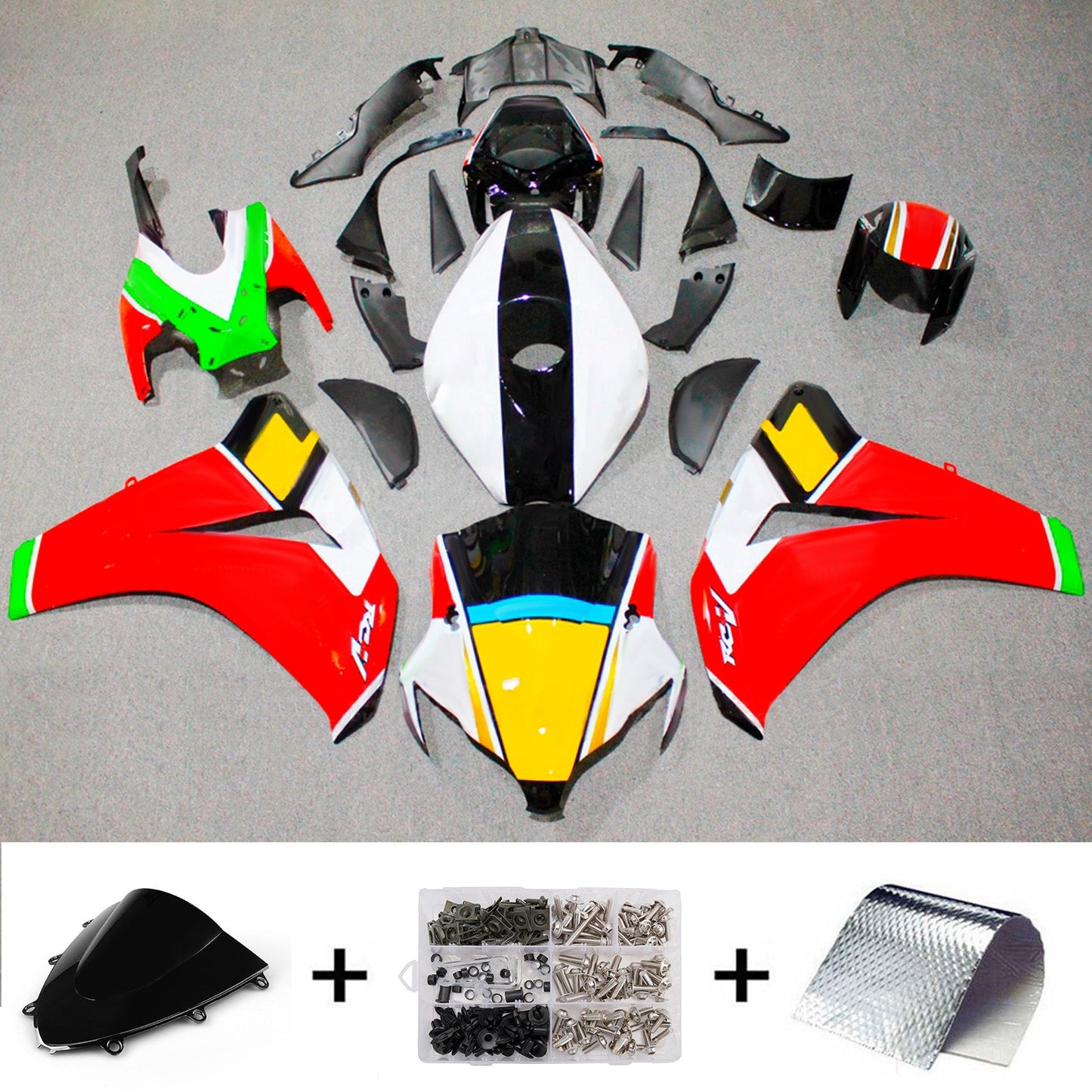 Kit di carene in plastica ABS stampate a iniezione per Honda CBR1000RR 2008-2011