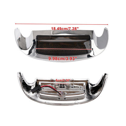 Puntale parafango anteriore con lente LED compatibile con Electra Glide Ultra Limited Low 2014-2023