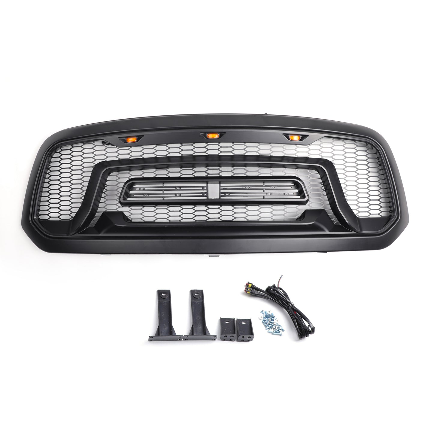 Ram 1500 2013-2018 Griglia ABS Nido d'Ape Paraurti Griglia Rebel Style BLK Generico