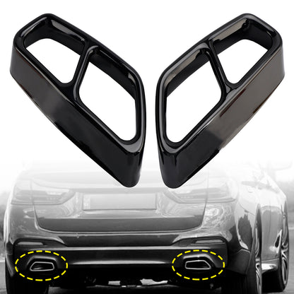2x copertura del tubo della punta dell'ammortizzatore di scarico per BMW 5 G30 G31 2018-2022
