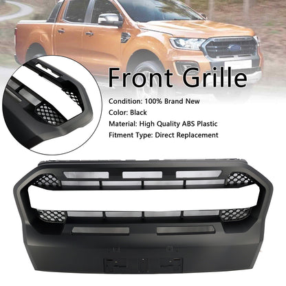 Per Ford Ranger 2019-2023 T8 Griglia del paraurti anteriore Matt Black Ranger Raccer Raptor