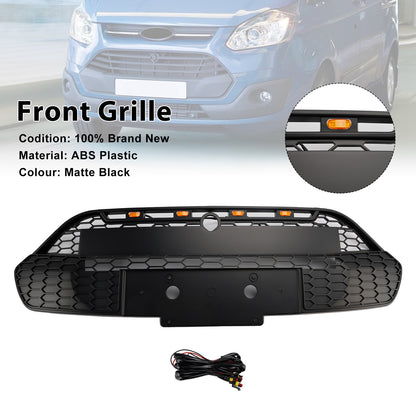 2013-2017 Ford Transit Custom Griglia per paraurti anteriore nera opaca con LED