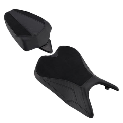 2024-2025 Per Aprilia Rs457 Rs 457 Parte anteriore inferiore con sedile posteriore conducente passeggero nero