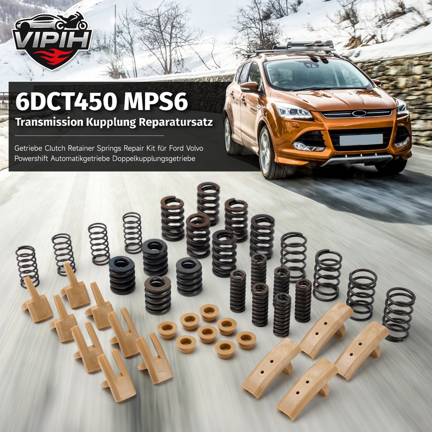 6DCT450 Ford Models MPS6 Kit di riparazione delle molle dei fermi della frizione del cambio