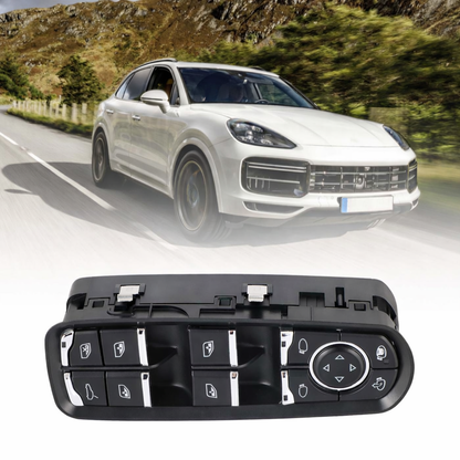 Interruttore elettrico per finestrino anteriore per Porsche Panamera Cayenne Macan 7PP959858 Generico