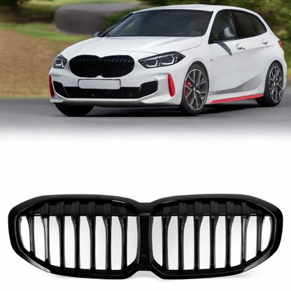 Per BMW Serie 1 F40 118i 120i M135i 19-23 Griglia frontale di ricambio nera lucida 51138080490