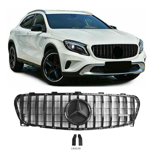 2017-2019 Mercedes Benz Classe GLA W156 X156 Restyling Griglia anteriore Nero
