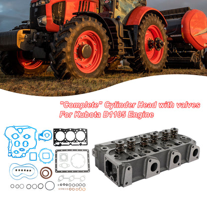Per ESCAVATORE KUBOTA U25S KX41-2S KX41-2 3 cilindri Testata completa + guarnizione
