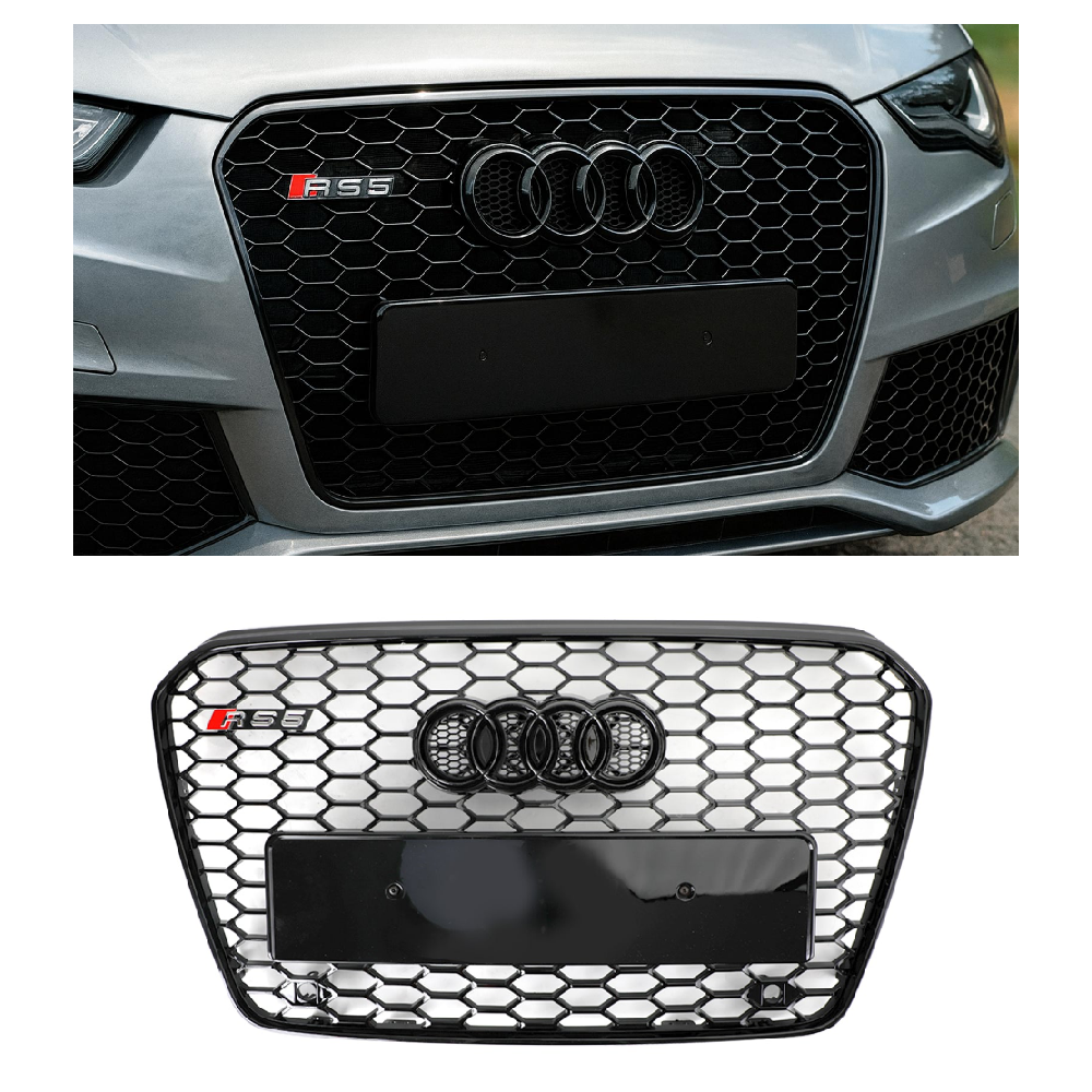Per Audi A5 S5 B8.5 2013-2016 Griglia paraurti anteriore a nido d'ape in stile RS5