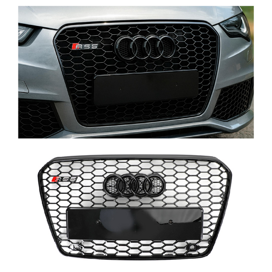 Per Audi A5 S5 B8.5 2013-2016 Griglia paraurti anteriore a nido d'ape in stile RS5