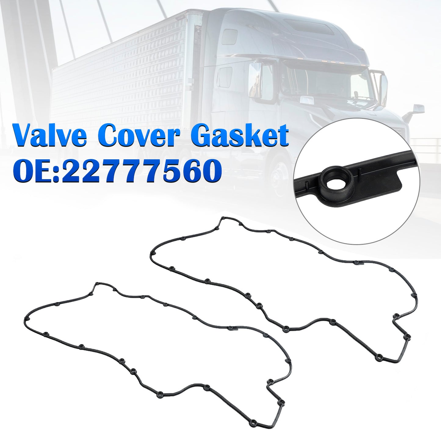 Set di 2 guarnizioni per coperchio valvole Volvo D13 22777560