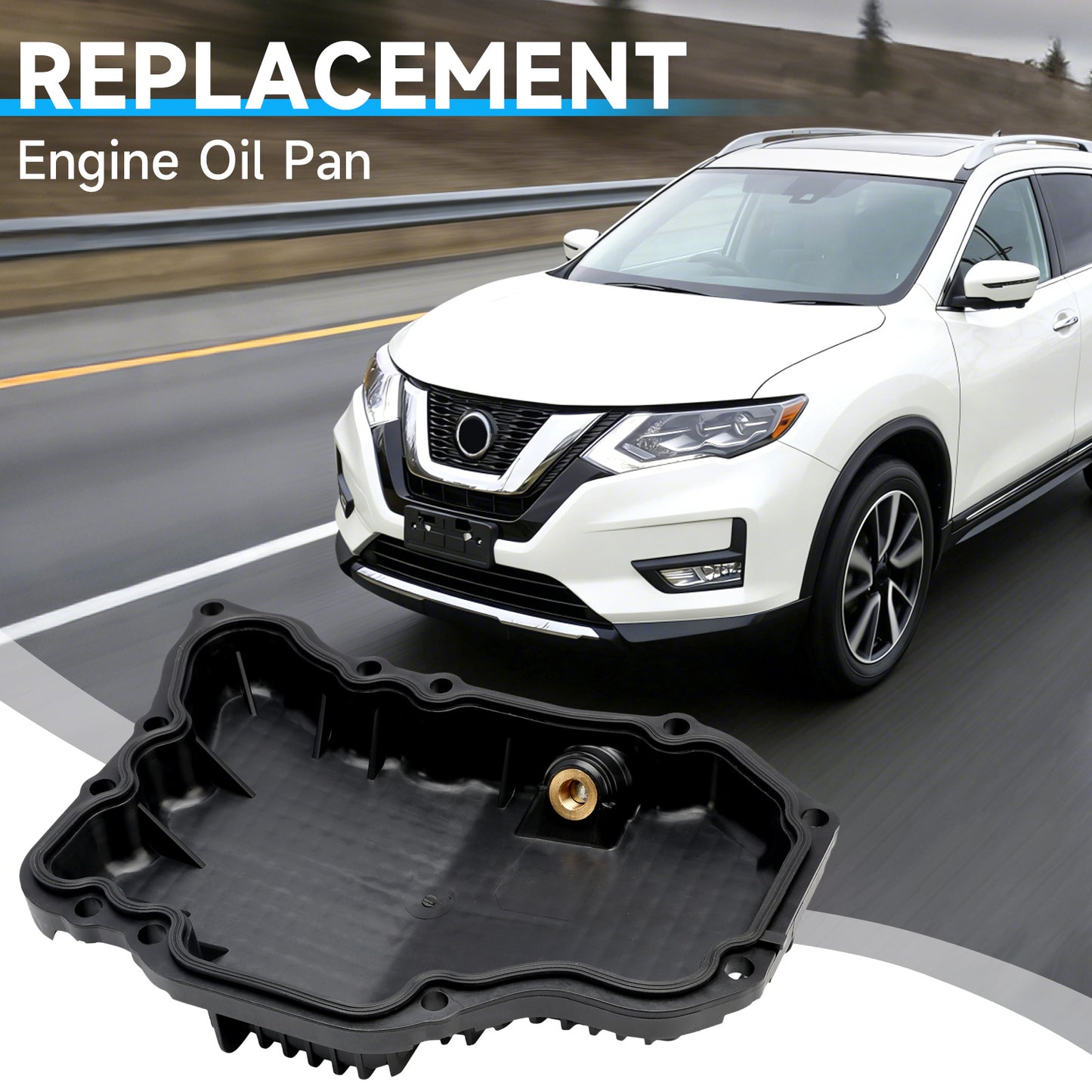 2023-2024 Nissan Rogue Coppa dell'olio motore 1.5 11110-6RC1B