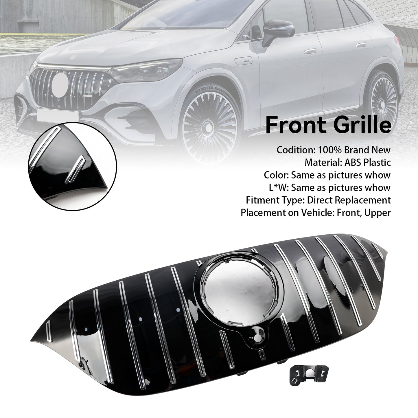 Griglia paraurti anteriore Mercedes Benz EQE SUV W294 EQE350 EQE550 2022-2024 A2948858201