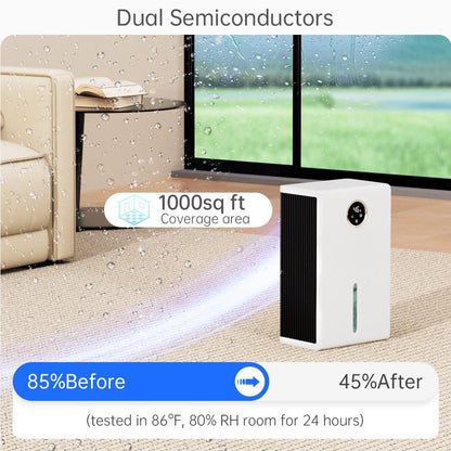 Serbatoio 3.5L Dehumidifier 30m² Ionizzatore Silenzioso Purificazione dell'aria economica e silenziosa