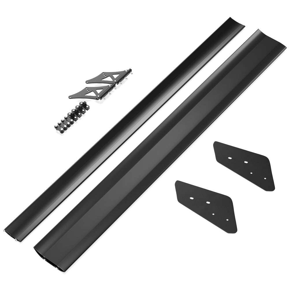 Spoiler per alettone posteriore GT a doppio ponte regolabile in alluminio universale