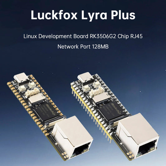 Scheda di sviluppo Linux Luckfox Lyra Plus con chip RK3506G2, porta di rete RJ45 da 128 MB