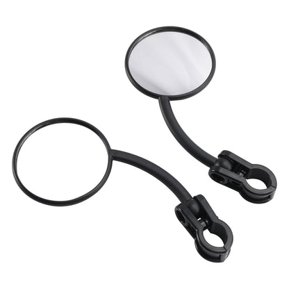 Morsetto universale per manubrio da 22 mm, set di specchietti retrovisori pieghevoli per motocross da 80 mm ed enduro.
