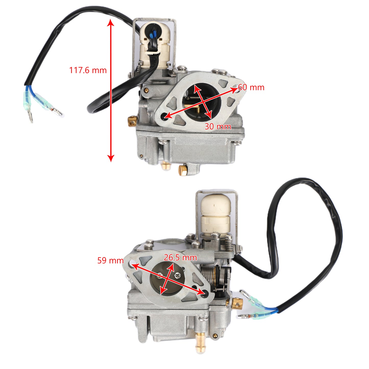 Carburatore per Yamaha Outboard 4-stroke F20 07-18 6AH-14301-00 6AH-14301-01