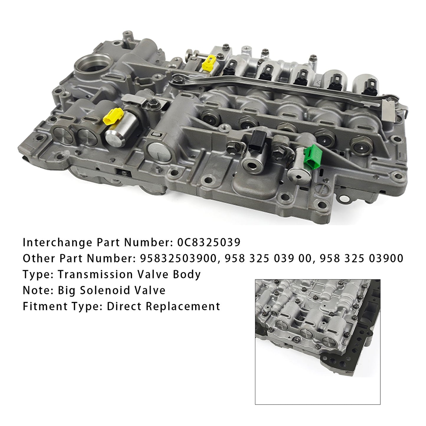 Per VW TOUAREG 2011-2018 Corpo valvola di trasmissione meccatronico 95832503900/0C8325039