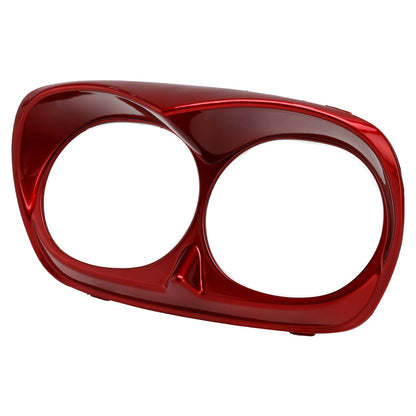 Copertura della cornice del faro anteriore doppio per Road Glide 1998-2013
