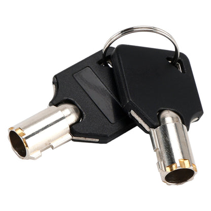 Interruttore di accensione cromato con chiavi per Dyna FXDWG 96-10 Softail FXST FLST 00-10