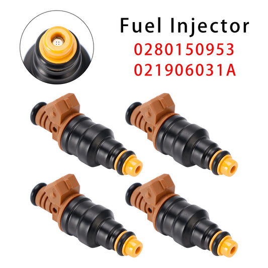 4 pezzi iniettori carburante per VW Golf III Vento Sharan Ford Galaxy 2.8L VR6 0280150953