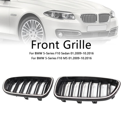 11.2009-02.2017 BMW Serie 5 F11 Touring Rene Paraurti Griglia Griglia Nero Lucido 51137203649 51137203203