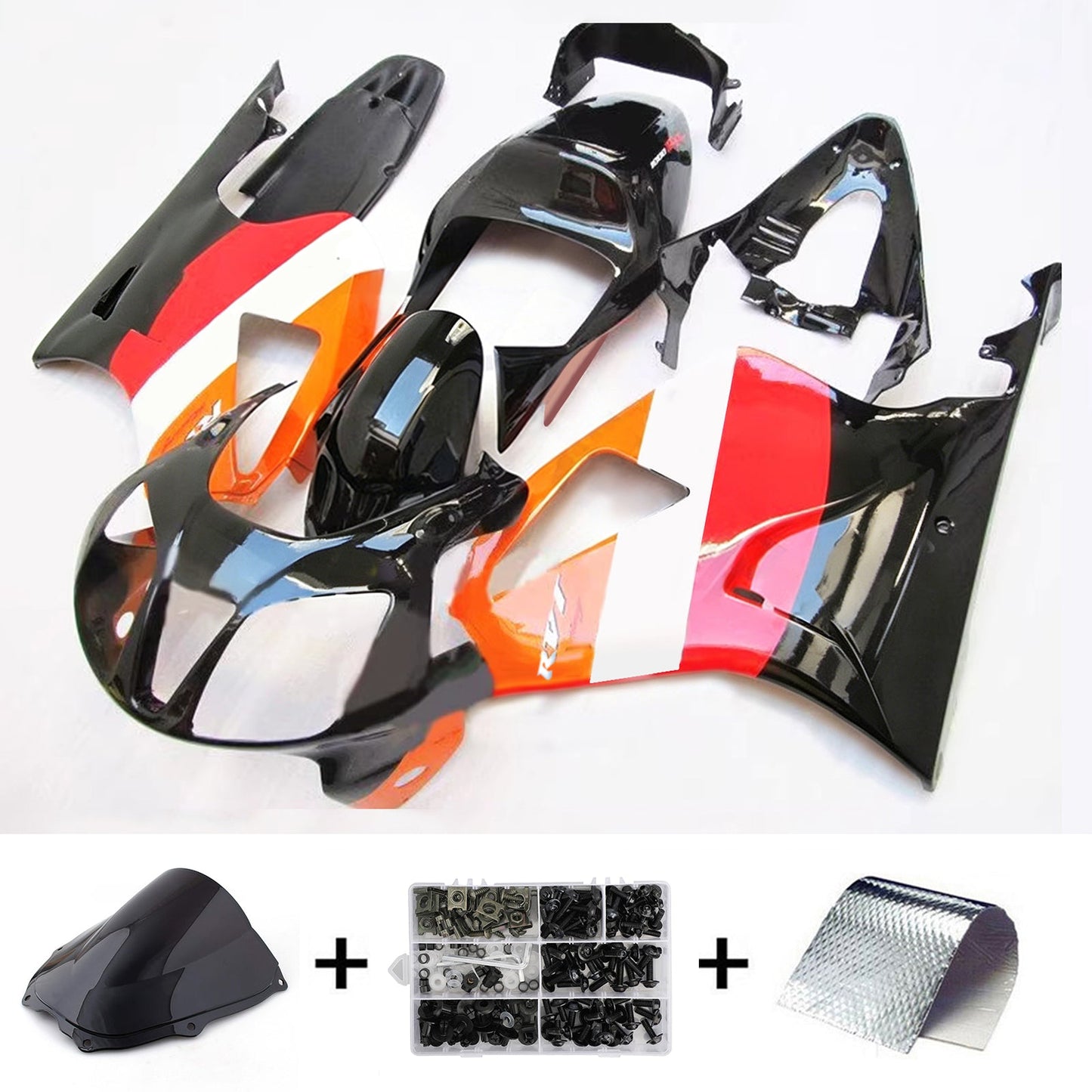 Kit di carene in plastica ABS stampate a iniezione per Honda VTR1000 RC51 2000-2006