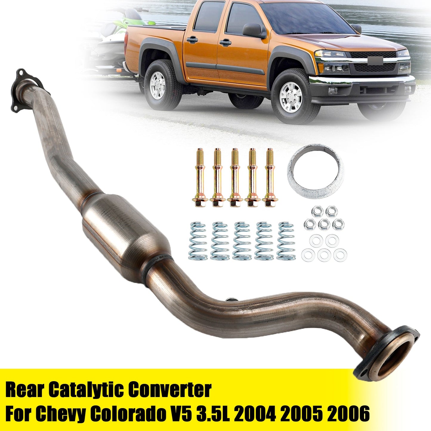 Convertitore catalitico posteriore Chevrolet Colorado V5 3.5L 2004 2005 2006 24234