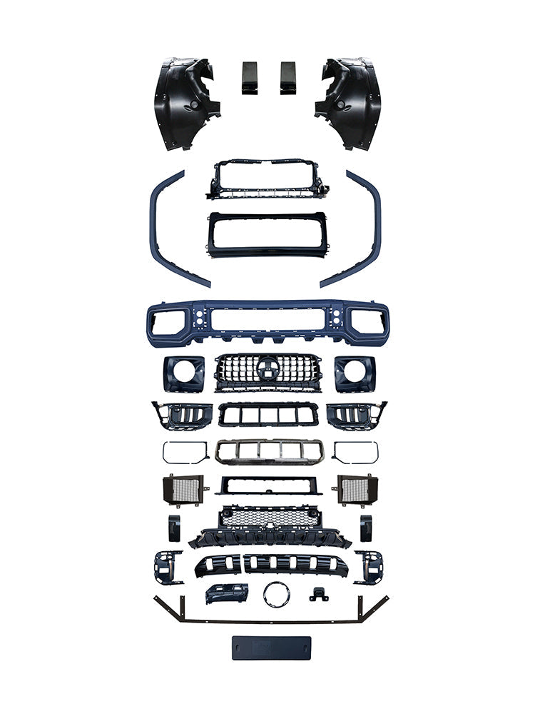 Kit carrozzeria e paraurti in stile G63 AMG per Mercedes Benz Classe G W465 (modelli dal 2025 in poi).