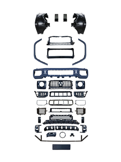 Kit carrozzeria e paraurti in stile G63 AMG per Mercedes Benz Classe G W465 (modelli dal 2025 in poi).