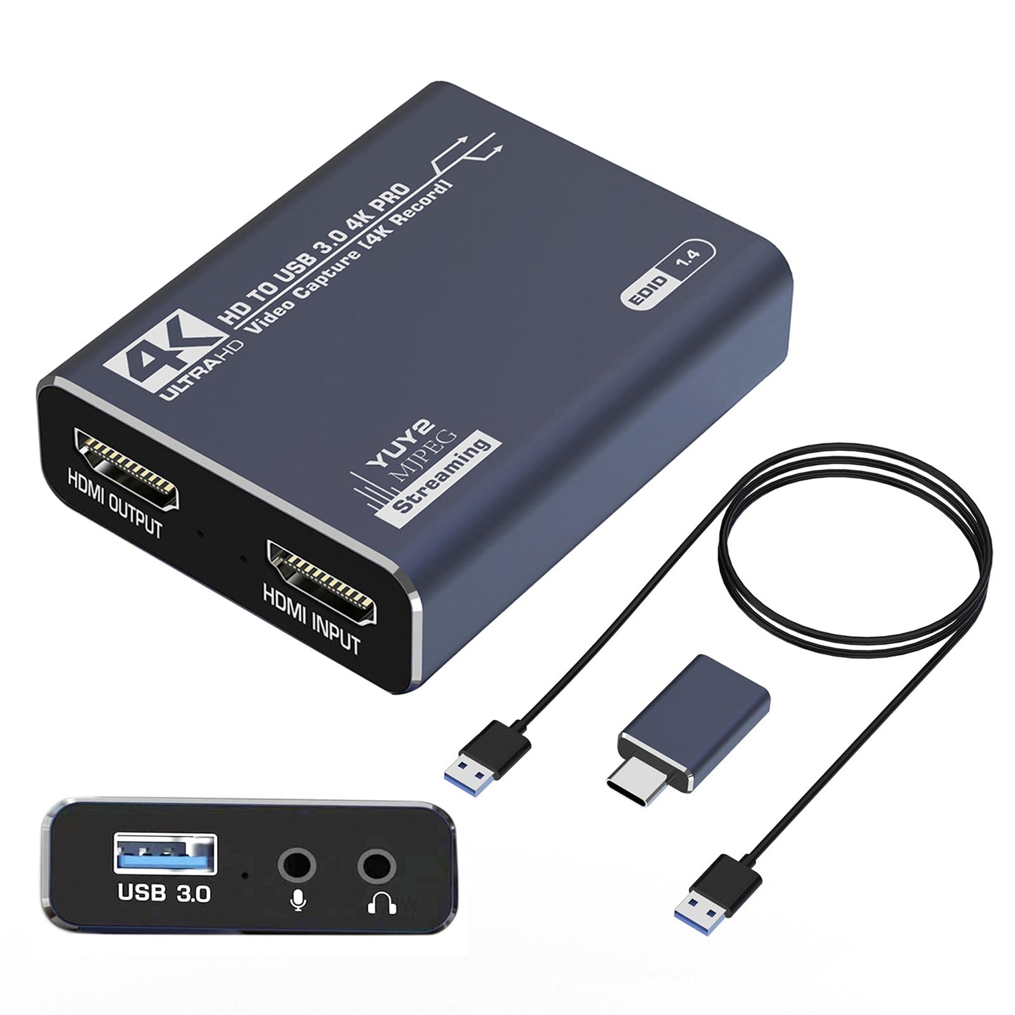 Scheda di acquisizione HDMI Video 4K Live Set-Top Box Registrazione Acquisizione audio