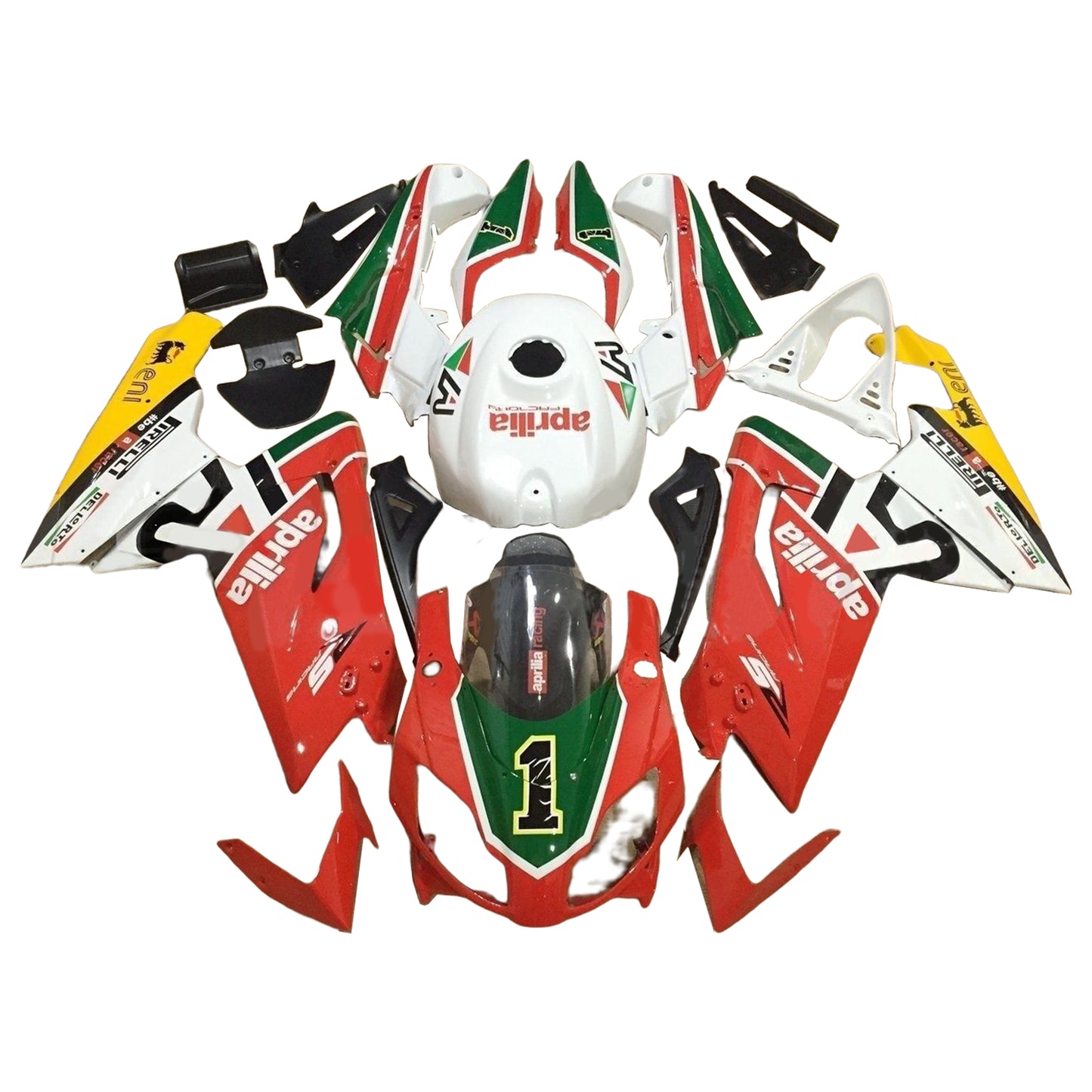 Kit carenatura BODYWORK ABS in plastica adatta per Aprilia RS125 2006-2011