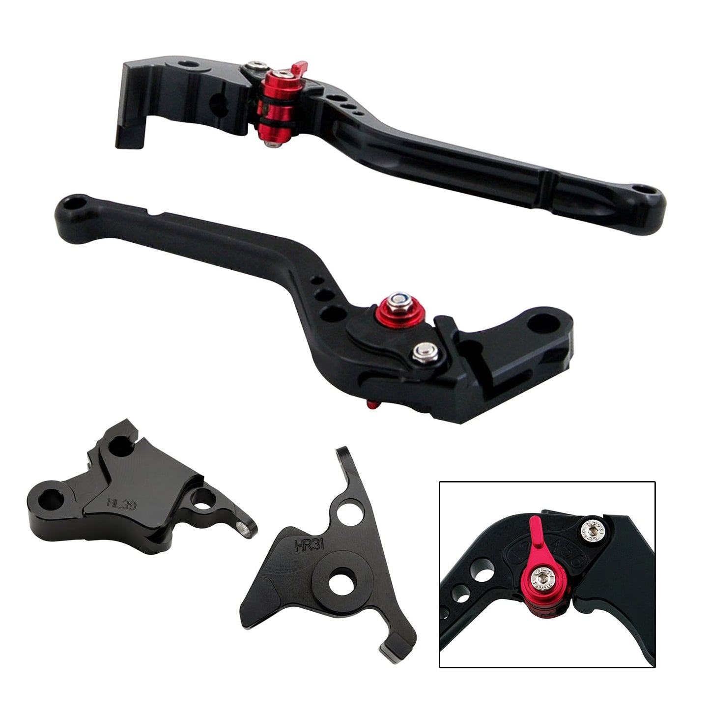 Leva frizione freno lunga adatta per CFMOTO 450SS 450SR 21-23 450NK 23-24