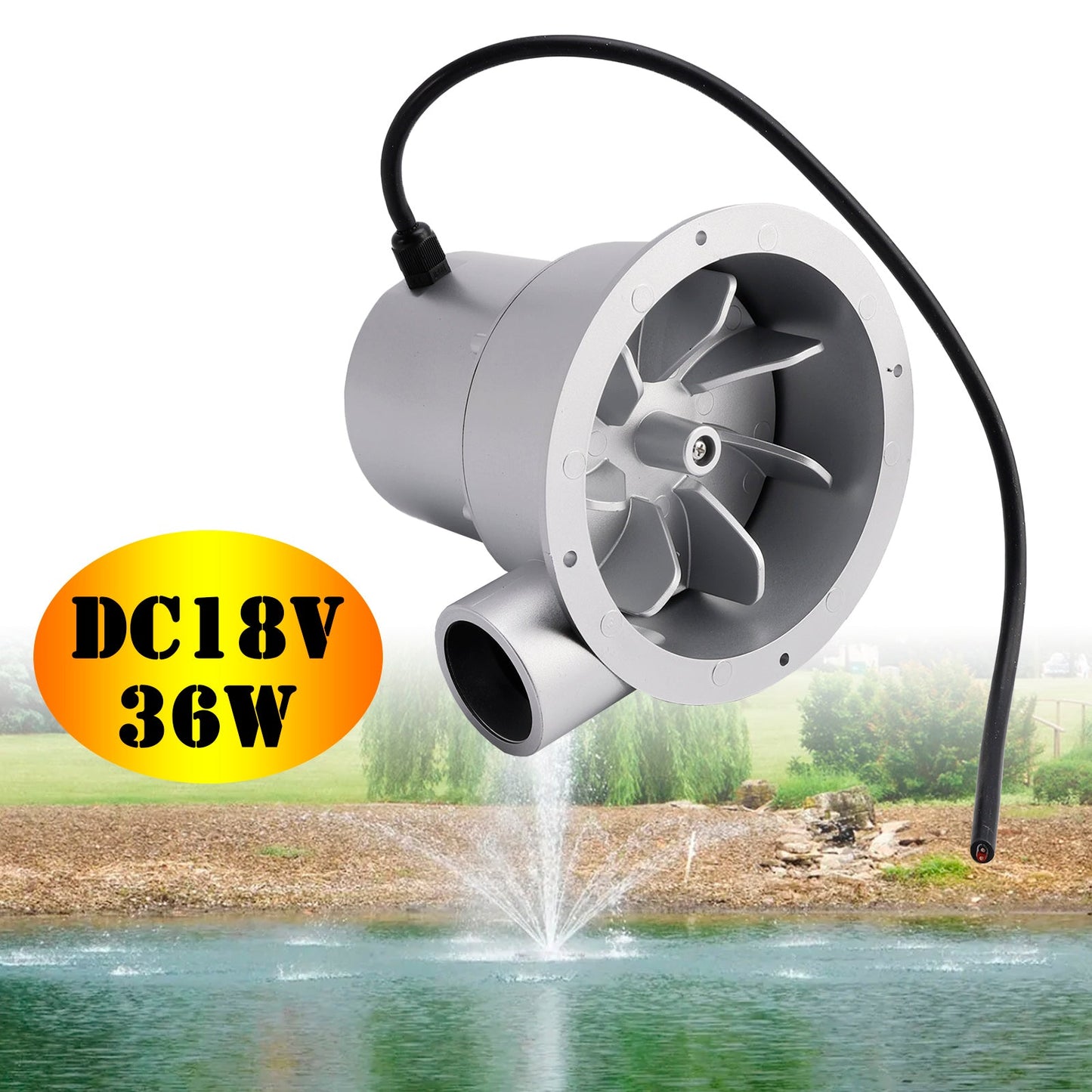 Generatore idroelettrico a turbina a flusso d'acqua DC18V/36V 36W/50W AC Generazione di energia
