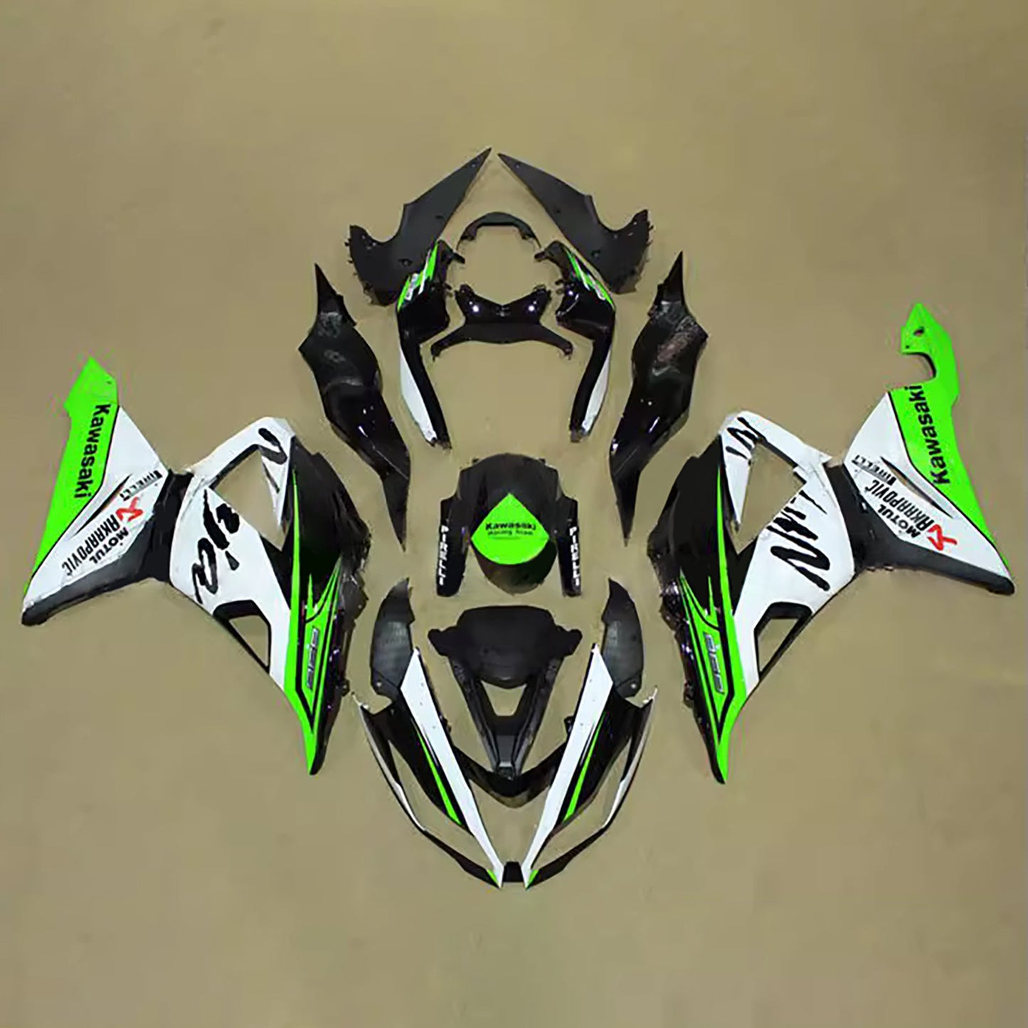 Kit carenatura iniezione in plastica ABS adatto per Kawasaki ZX6R 636 2013-2018