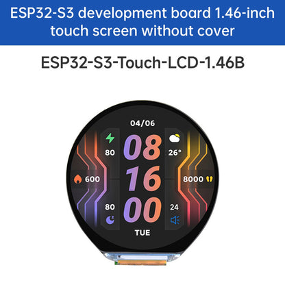 Scheda di sviluppo con touch screen circolare ESP32-S3 da 1,46 pollici che supporta AI Xiaozhi