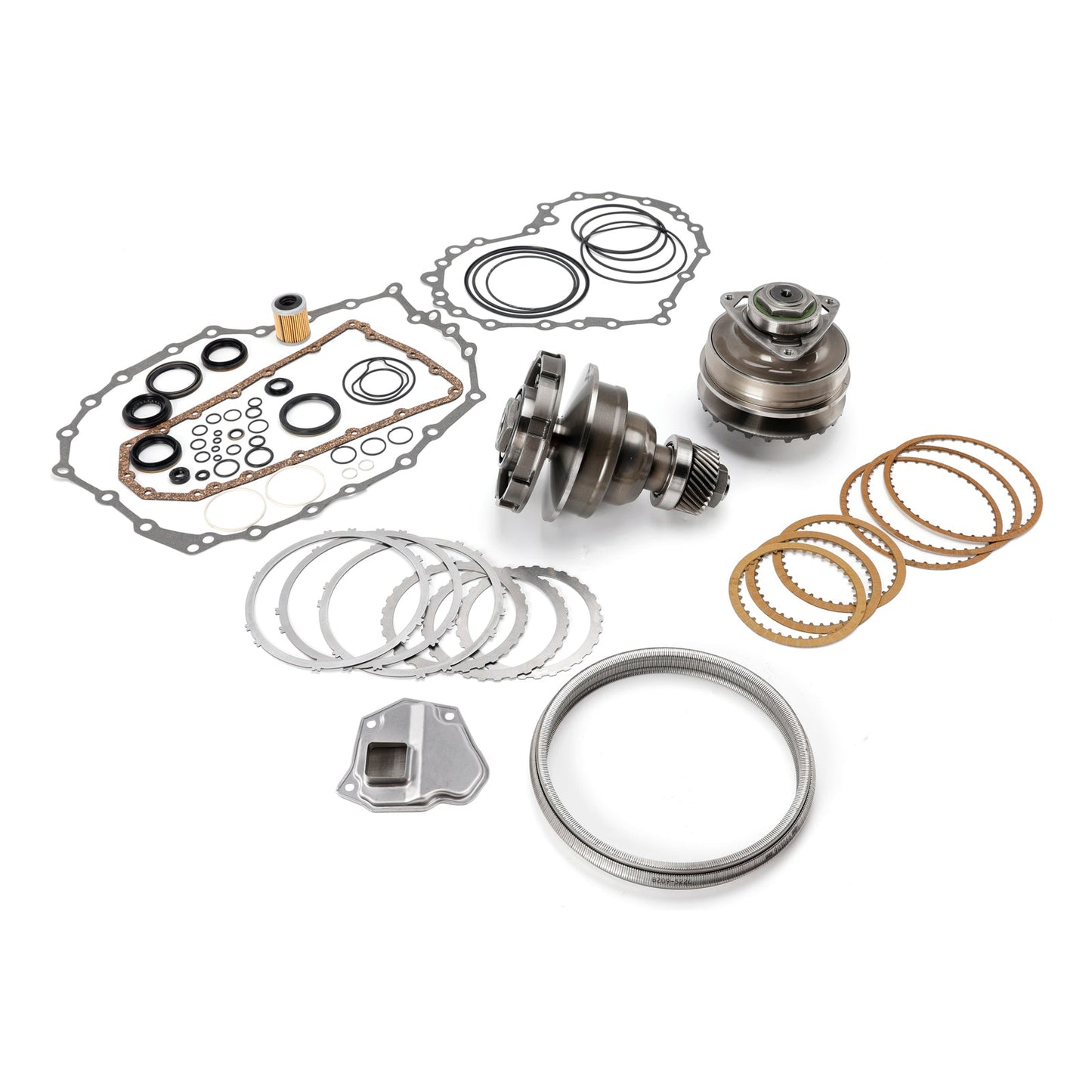 2003- Per Nissan Murano (6 cilindri) 3.5 Lt. Puleggia trasmissione CVT 25T con cinghia + catena e kit di revisione RE0F10A JF011E