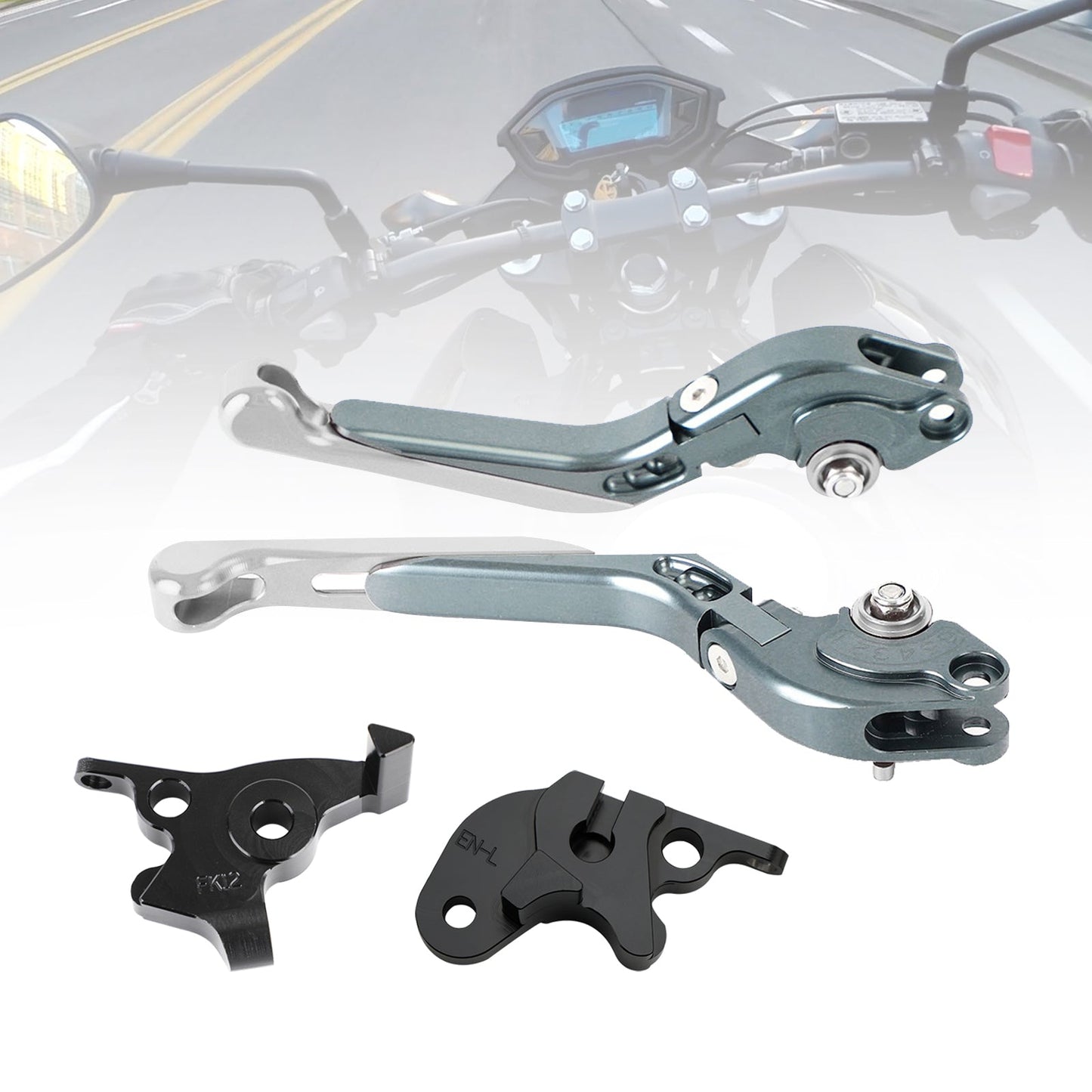 Leva freno frizione regolabile adatta per CFMOTO 250NK ABS 150NK 2019-2021