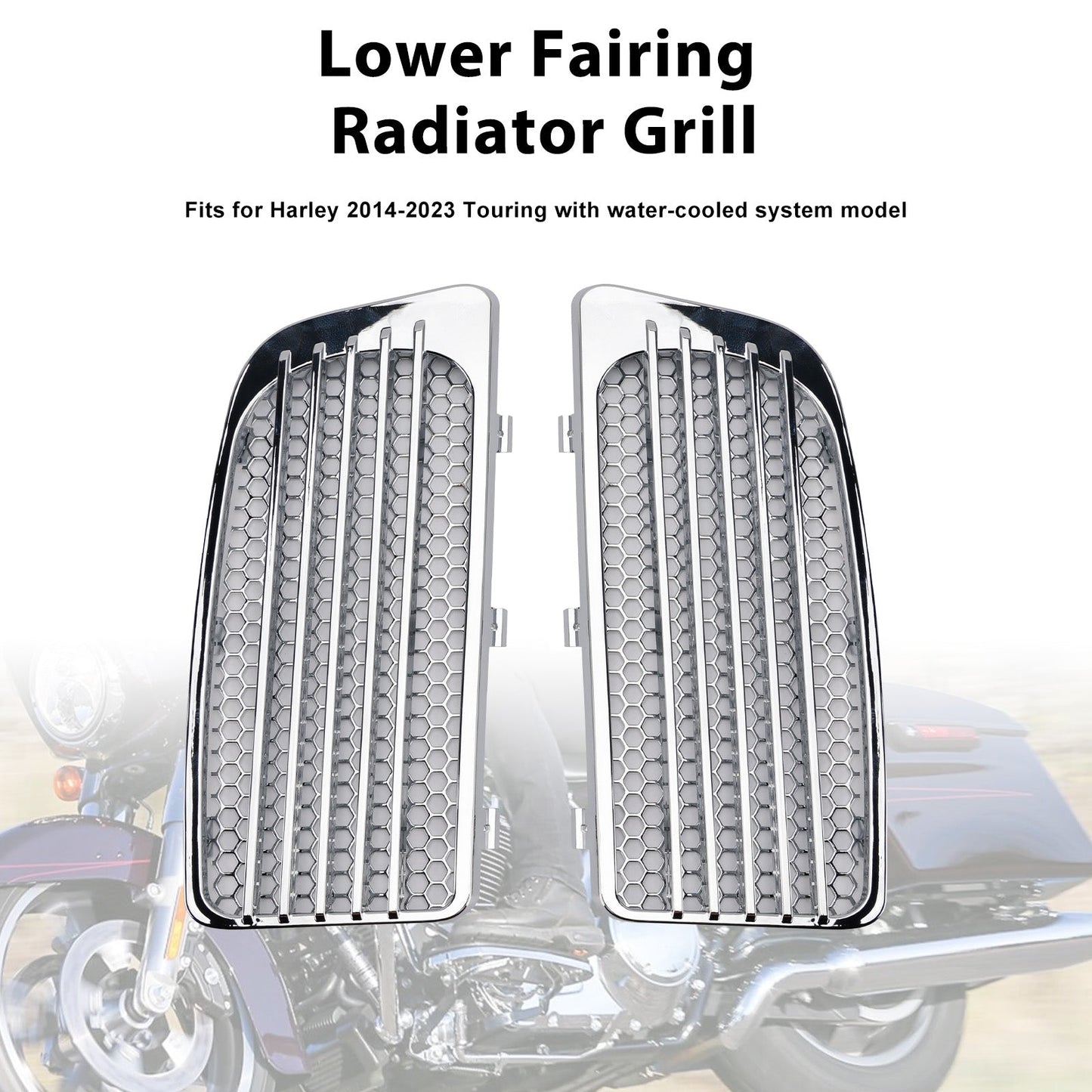 Griglia radiatore carenatura inferiore adatta per Road Glide King FLHR Special FLTRXS