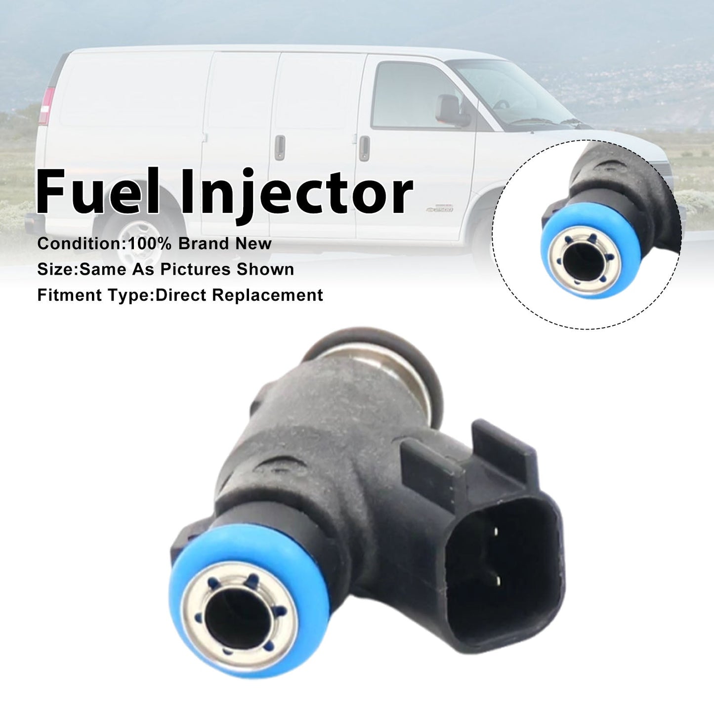 1 iniettore di carburante per furgone Chevrolet Express 2500 3500 2010-2020 12613412