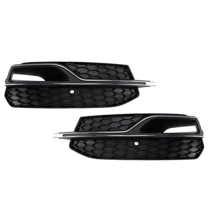 Front Lower Fog Light Cover Grill Grille Per AUDI A3 S3 S-Line 2013-2016