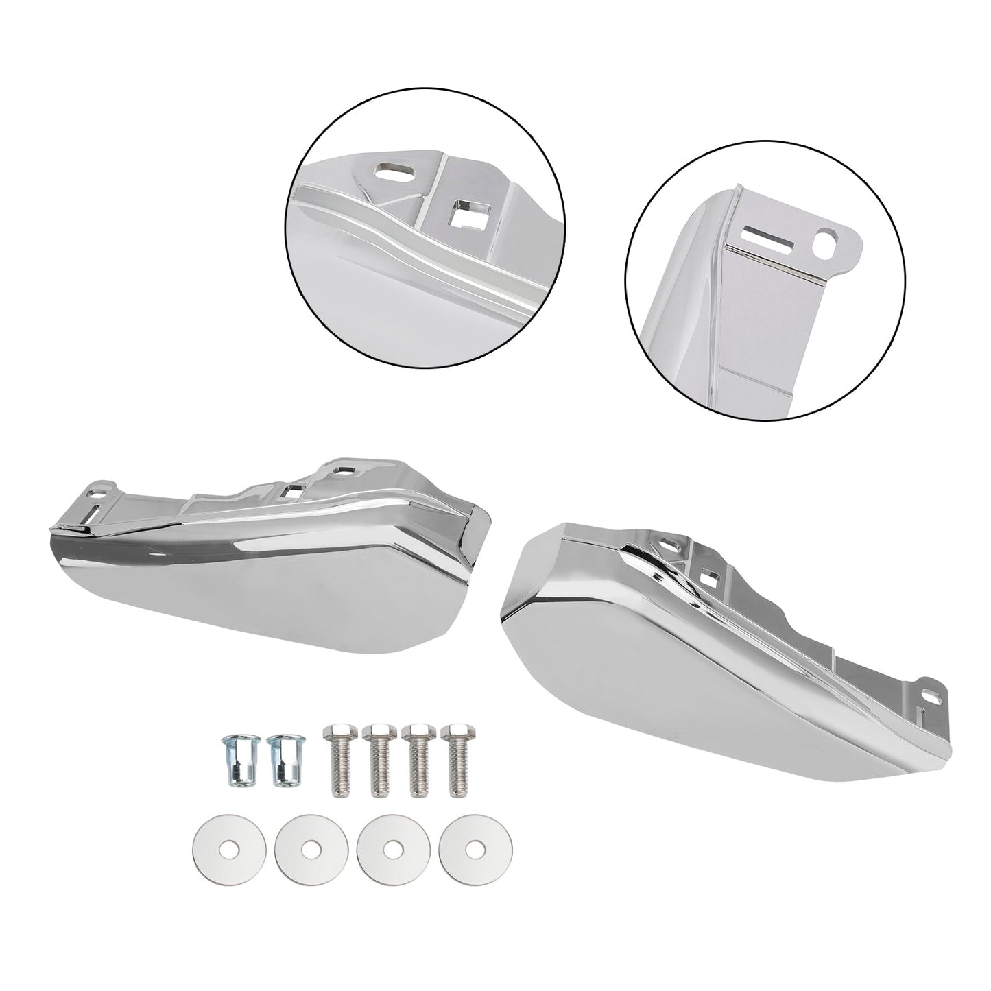 Deflettore di calore dell'aria del telaio intermedio Touring CVO Street Glide Road Glide 2023-2024
