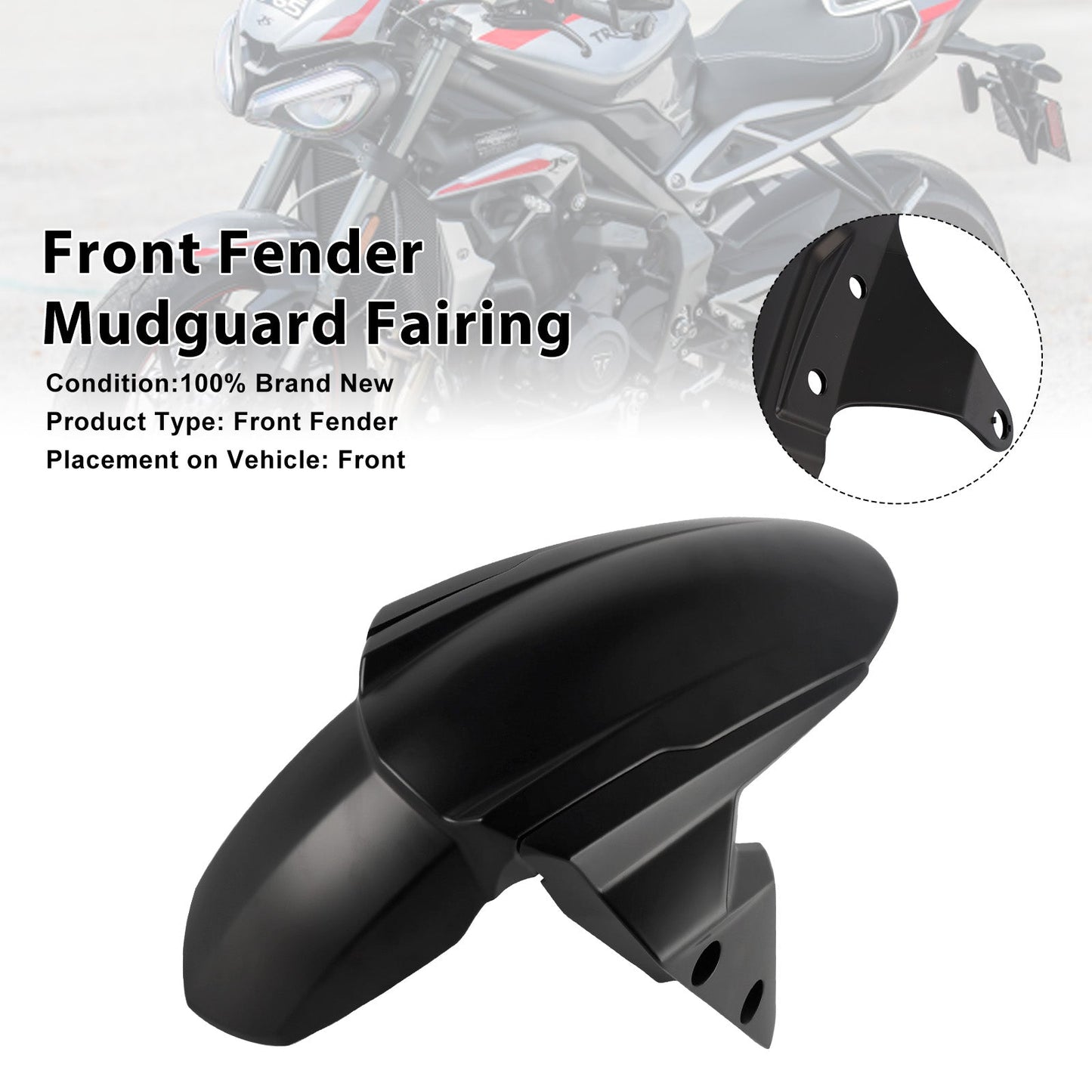Carenatura parafango anteriore Street Triple 765 R RS 2020-2025