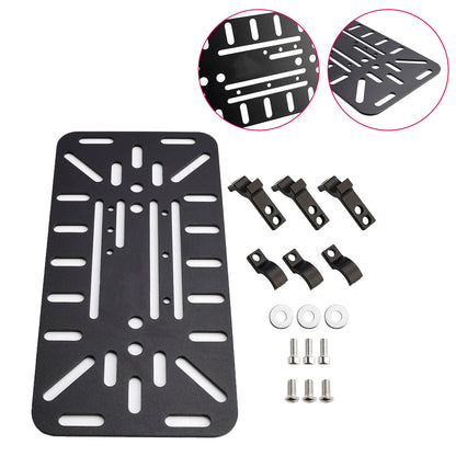 Kit staffa di montaggio universale per borsa laterale simmetrica nera per moto