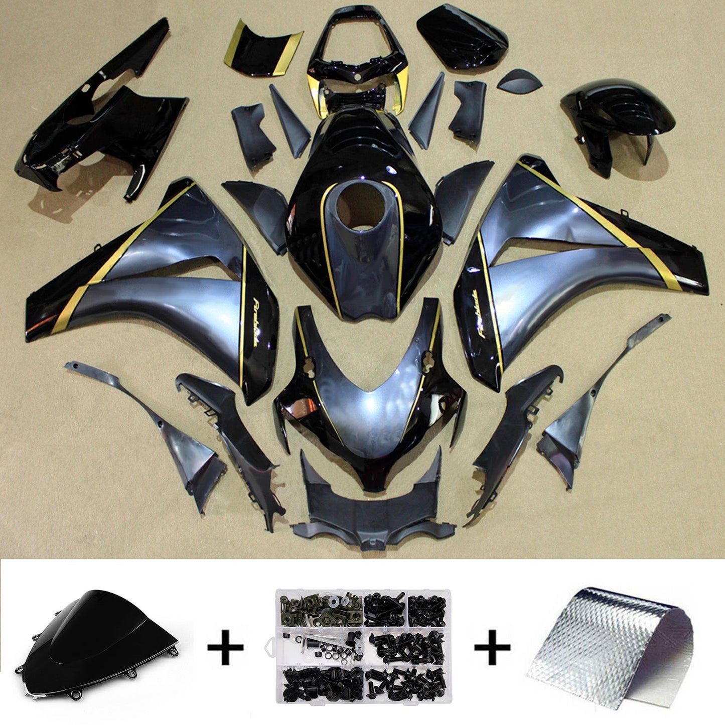 Kit di carene in plastica ABS stampate a iniezione per Honda CBR1000RR 2008-2011