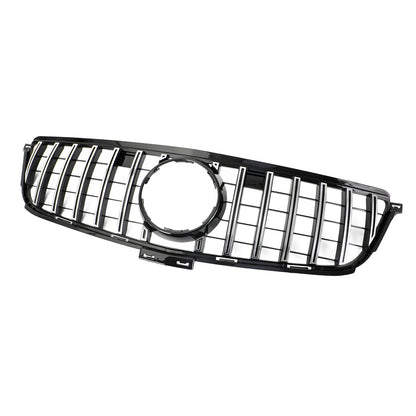 Per Benz W166 2012-2015 ML350 400 550 Griglia anteriore cromata nera stile GTR